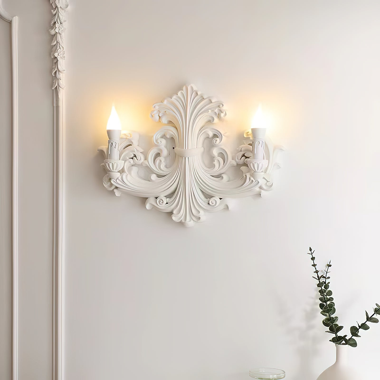 Eon Premium Elegance Traditional Plaster Wall Lamp - Lamp Copper