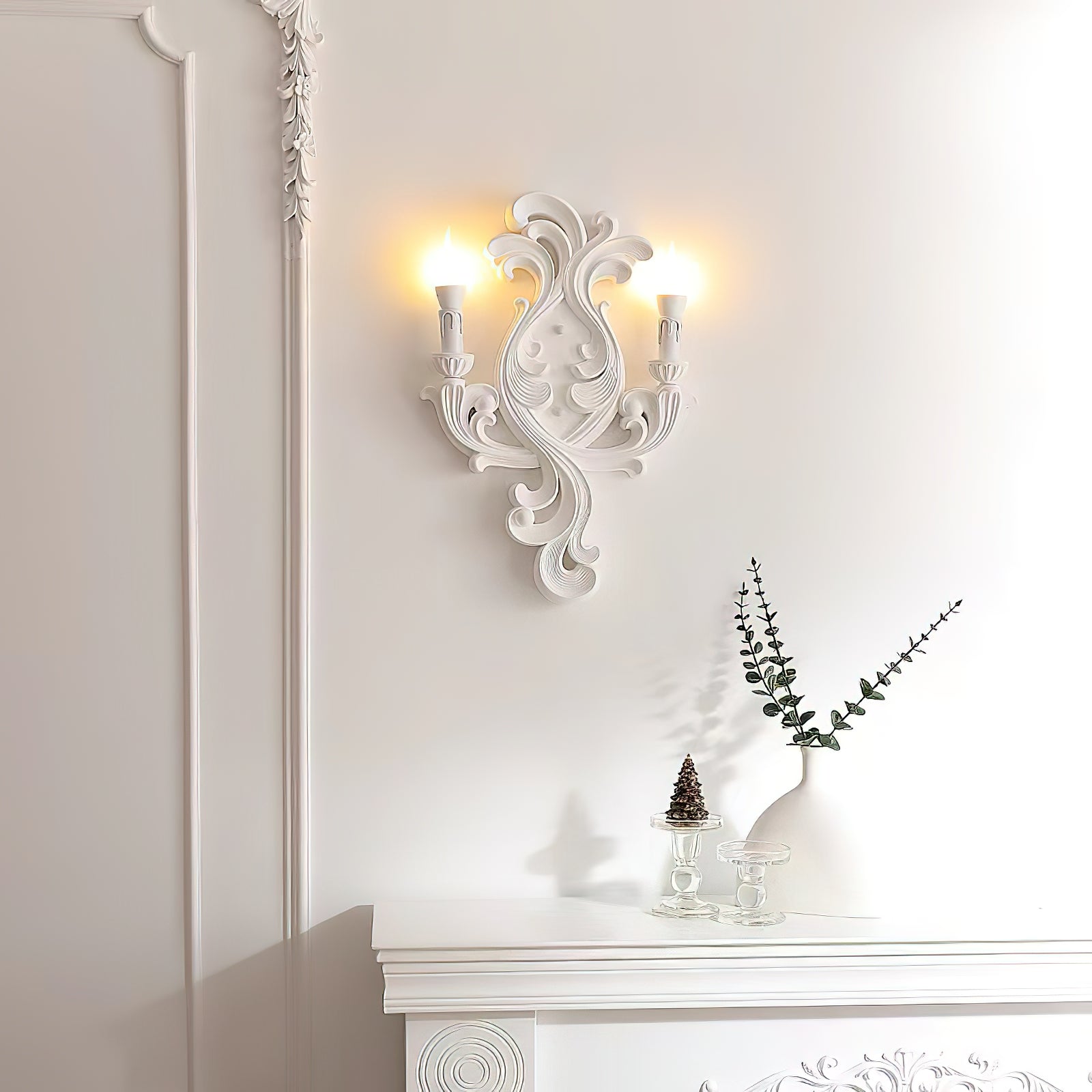 Eon Premium Elegance Traditional Plaster Wall Lamp - Lamp Copper