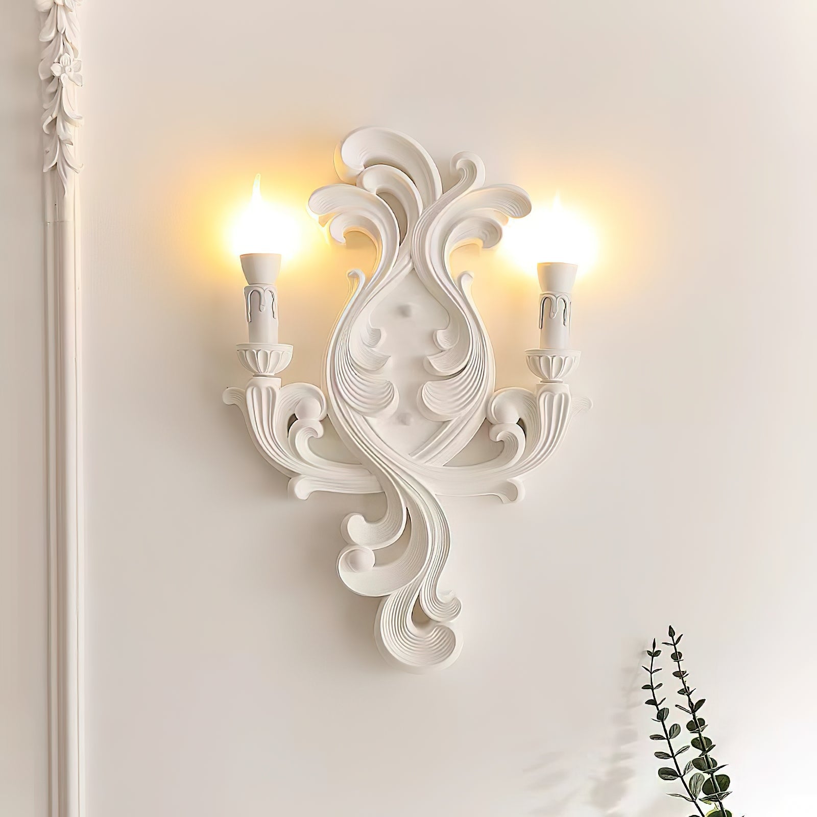 Eon Premium Elegance Traditional Plaster Wall Lamp - Lamp Copper