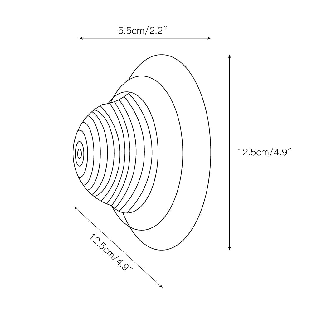 Ode Elegance Vintage Metal Wall Lamp - Lamp Copper