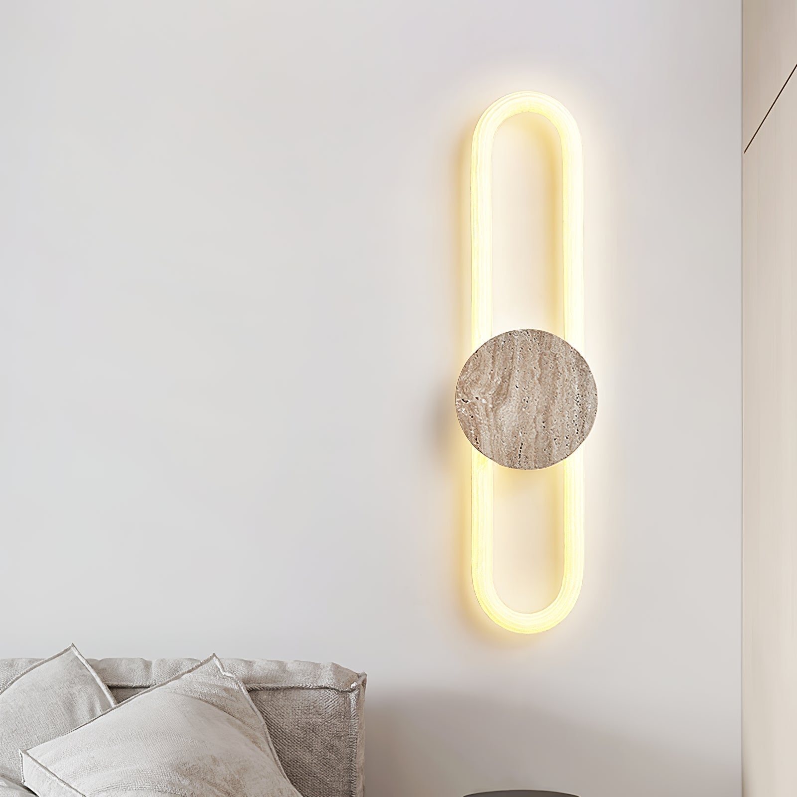 Mysole Travertine Wall Light - Neutralighting