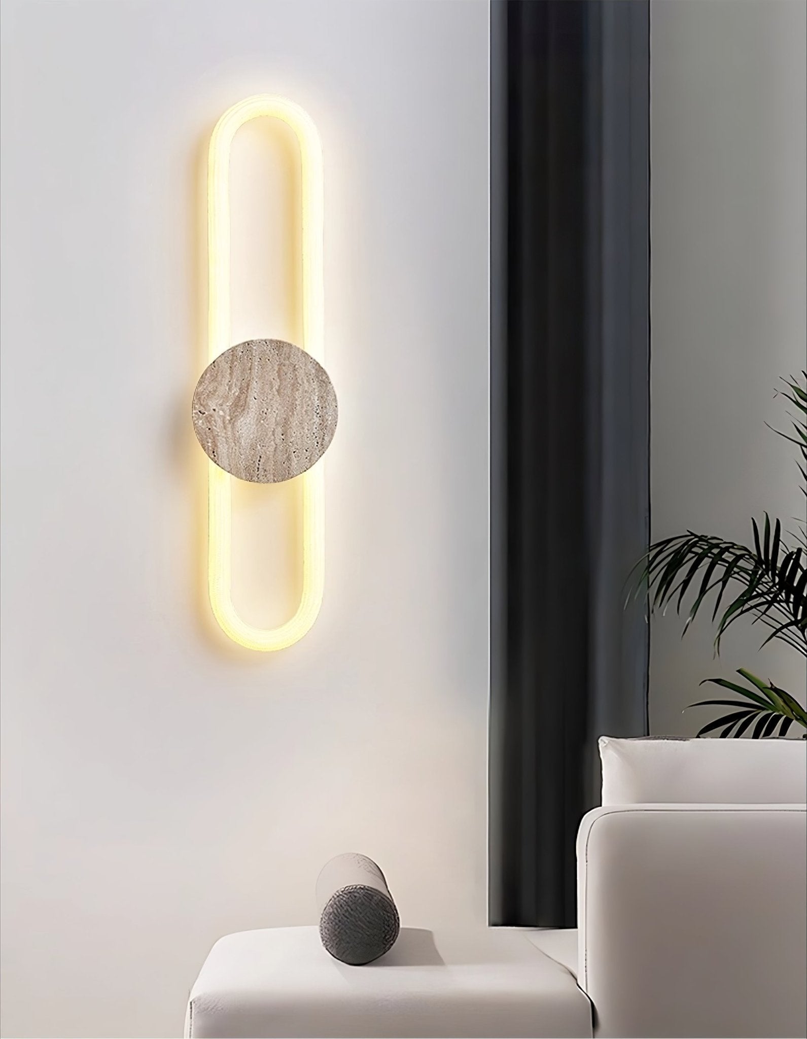 Mysole Travertine Wall Light - Neutralighting