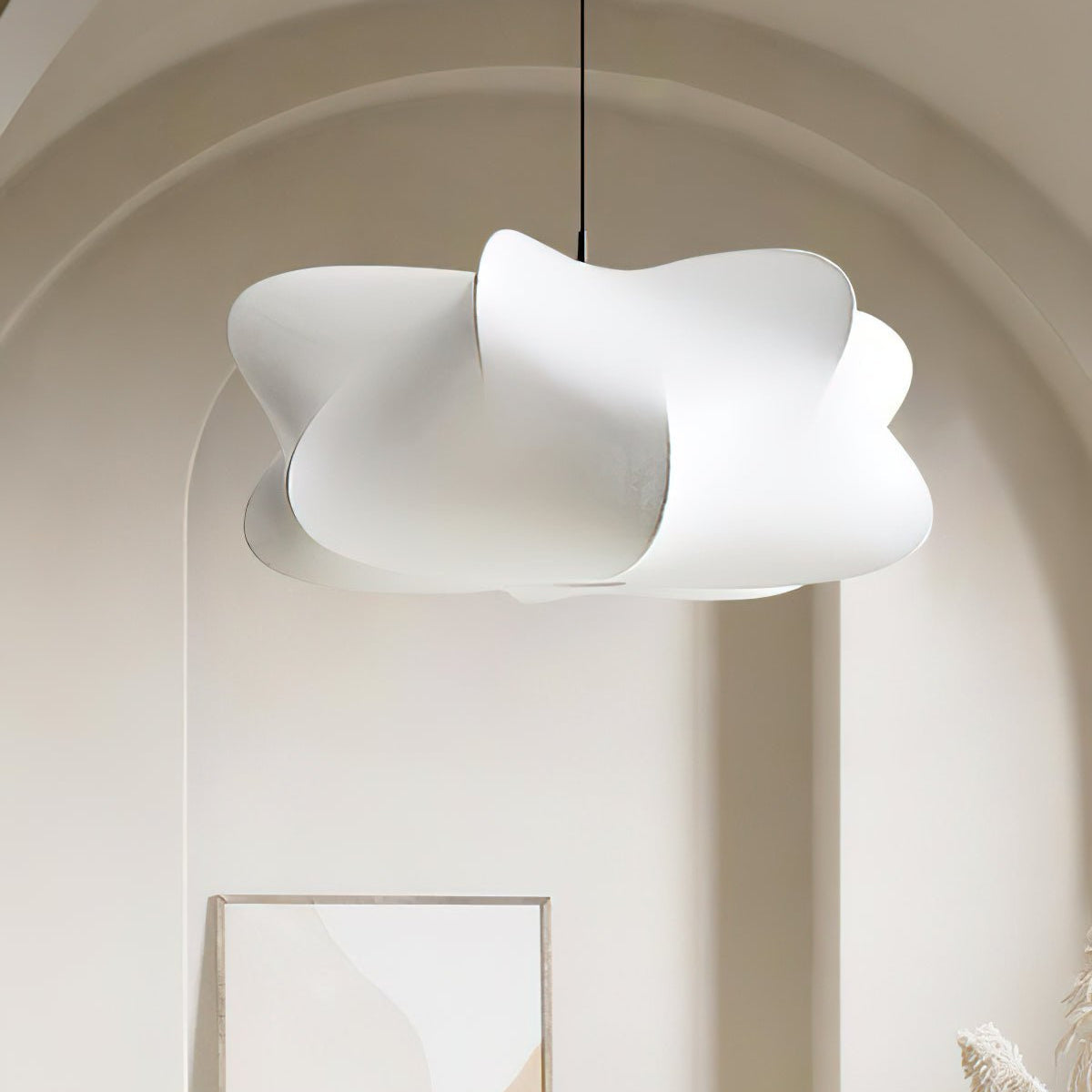 Ritta Lampada a Sospensione con Design a Bozzolo