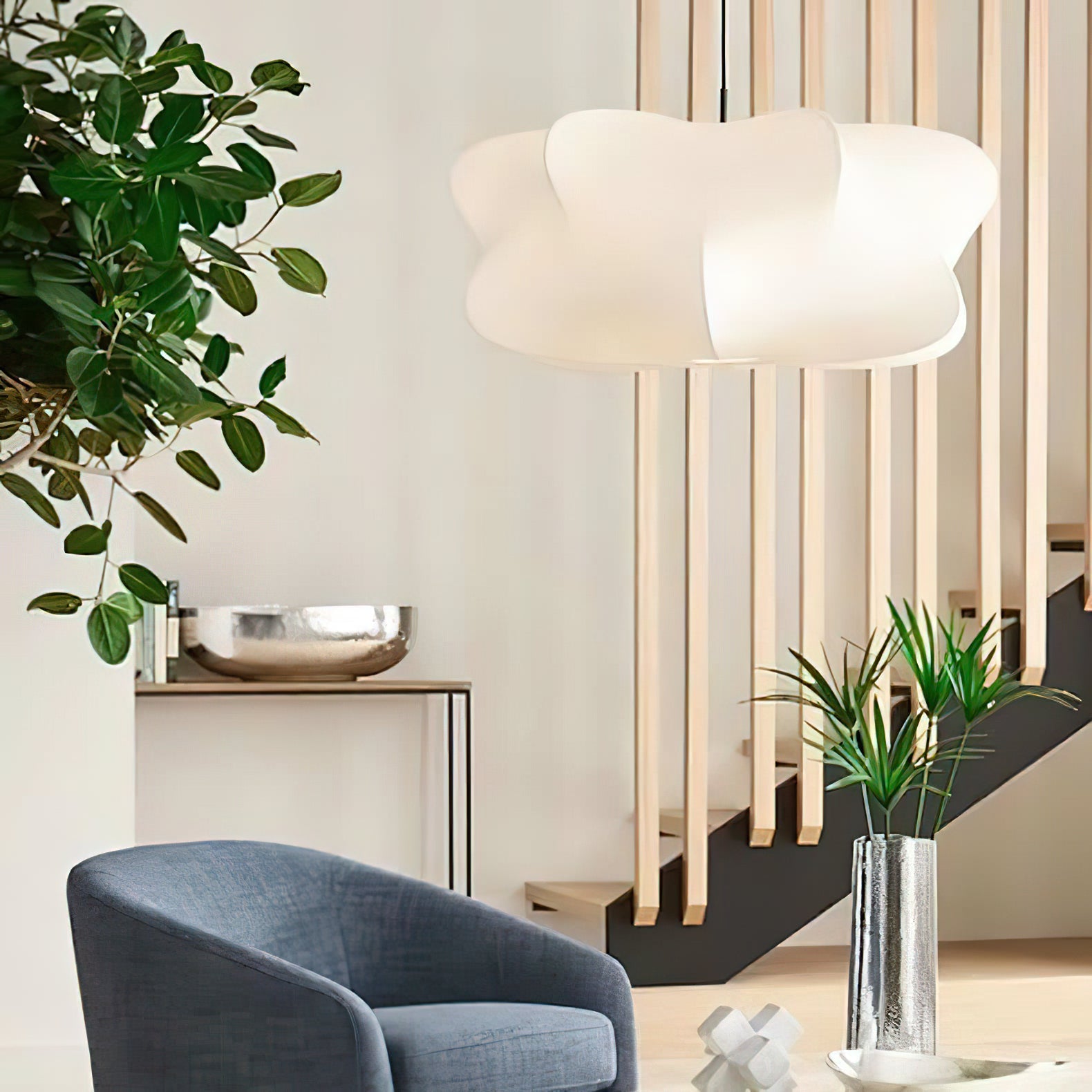 Ritta Lampada a Sospensione con Design a Bozzolo