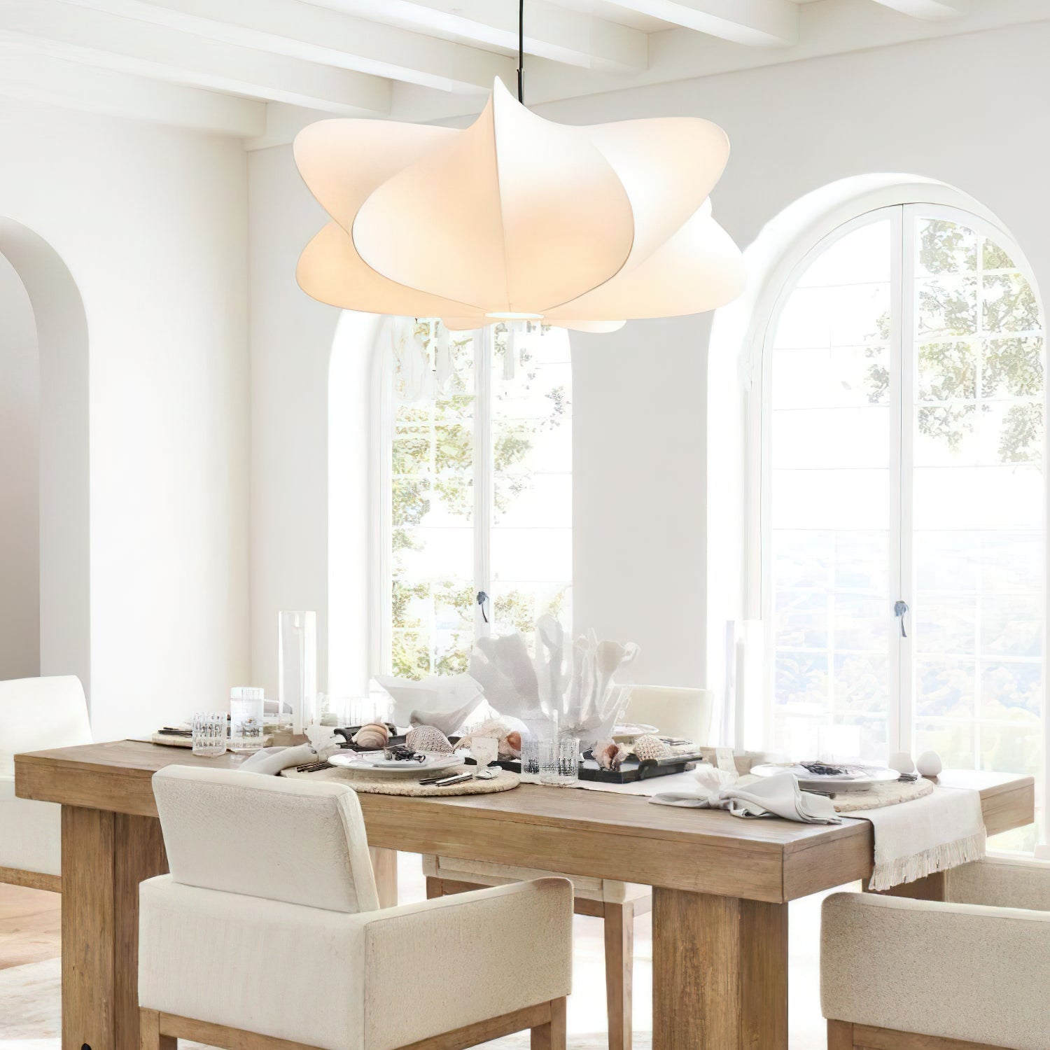 Ritta Lampada a Sospensione con Design a Bozzolo