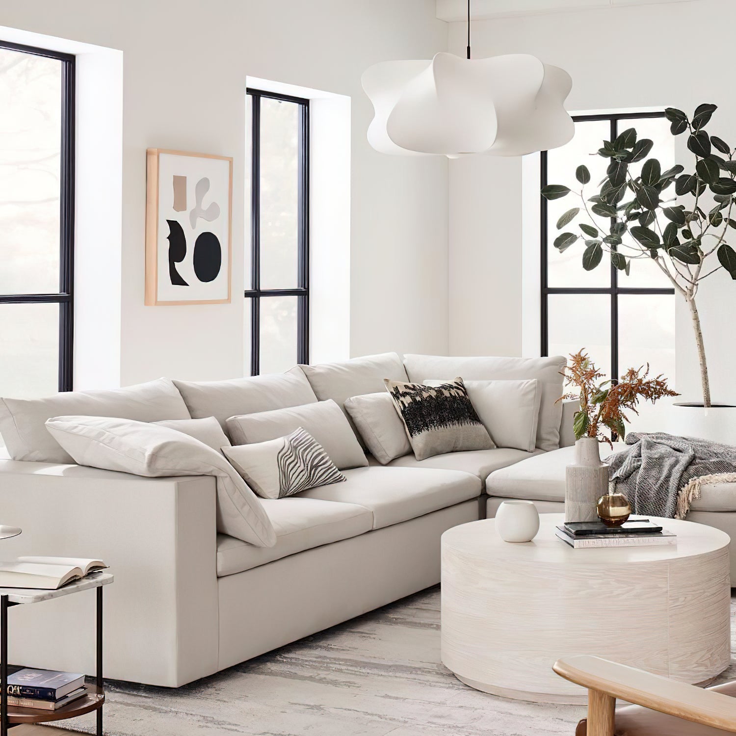 Ritta Lampada a Sospensione con Design a Bozzolo