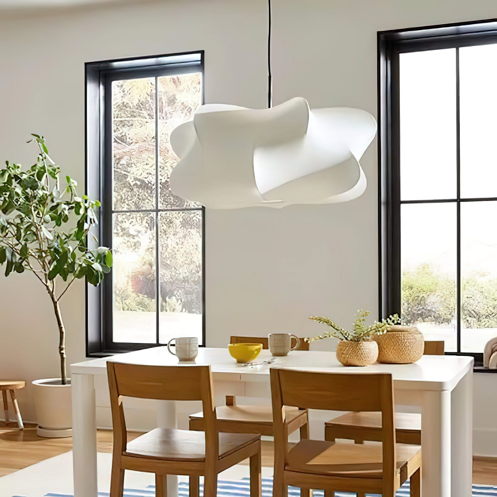 Ritta Lampada a Sospensione con Design a Bozzolo