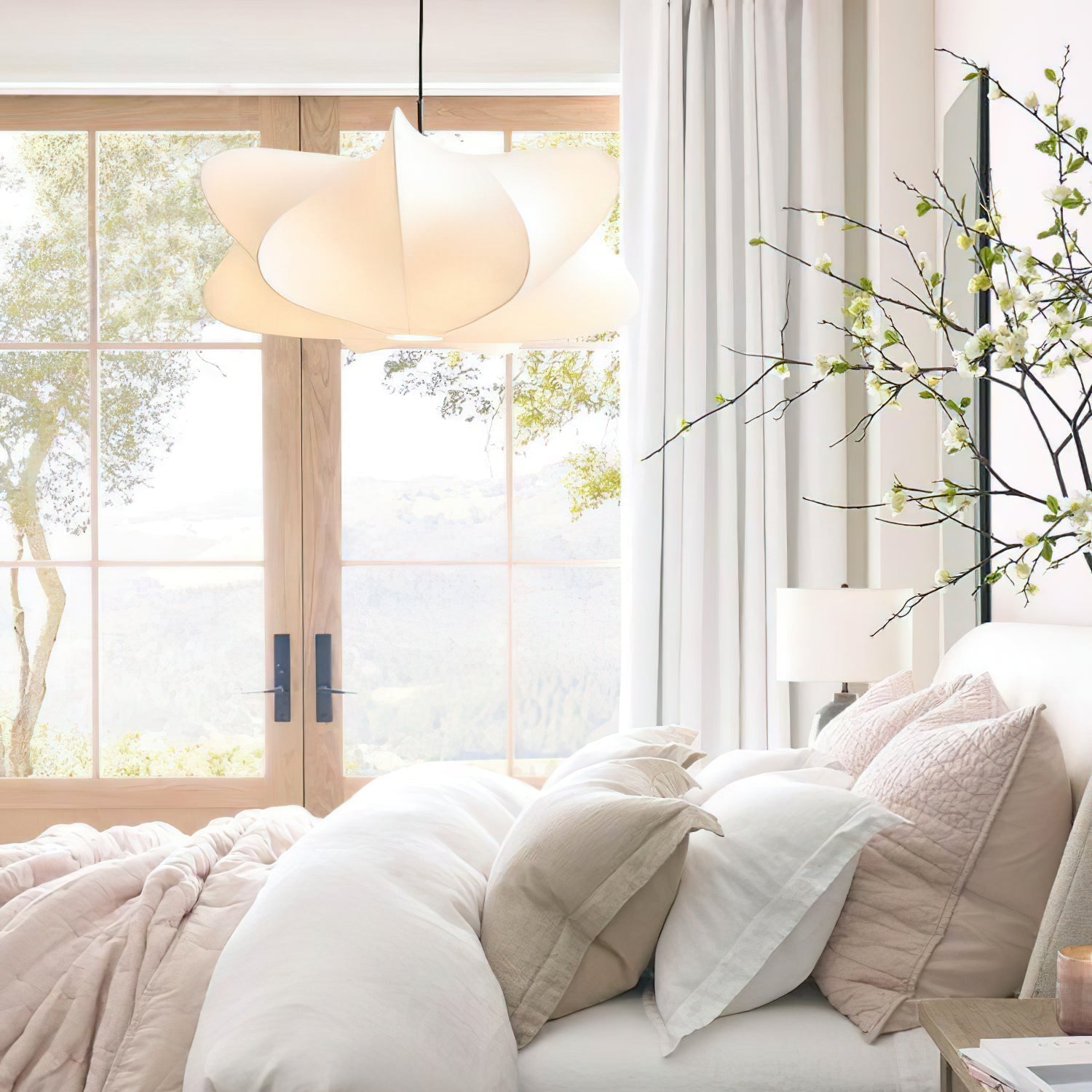 Ritta Lampada a Sospensione con Design a Bozzolo