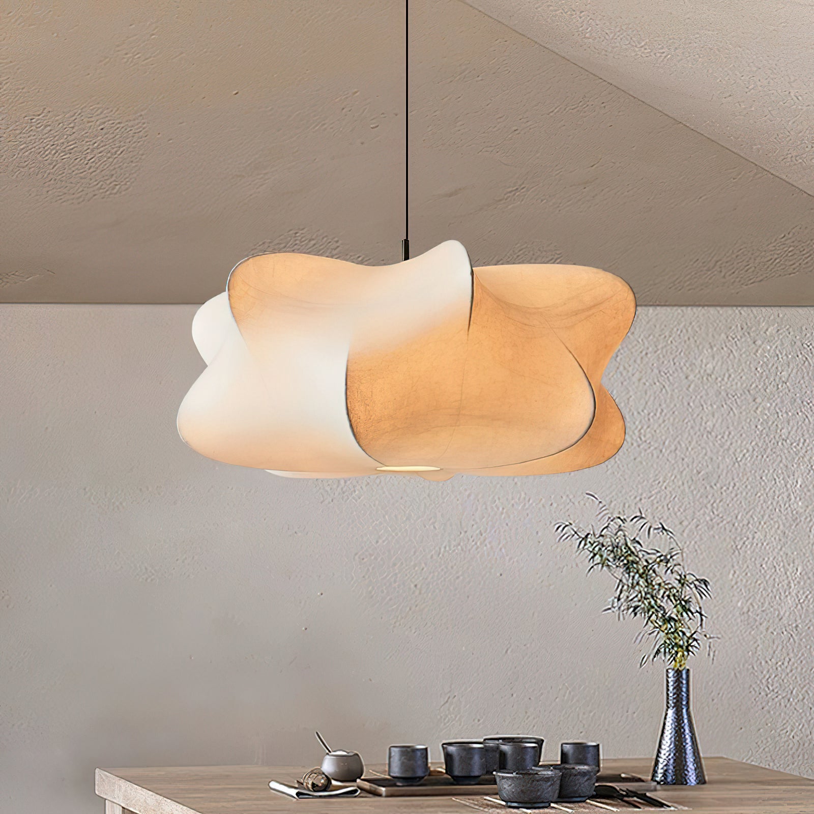 Ritta Lampada a Sospensione con Design a Bozzolo