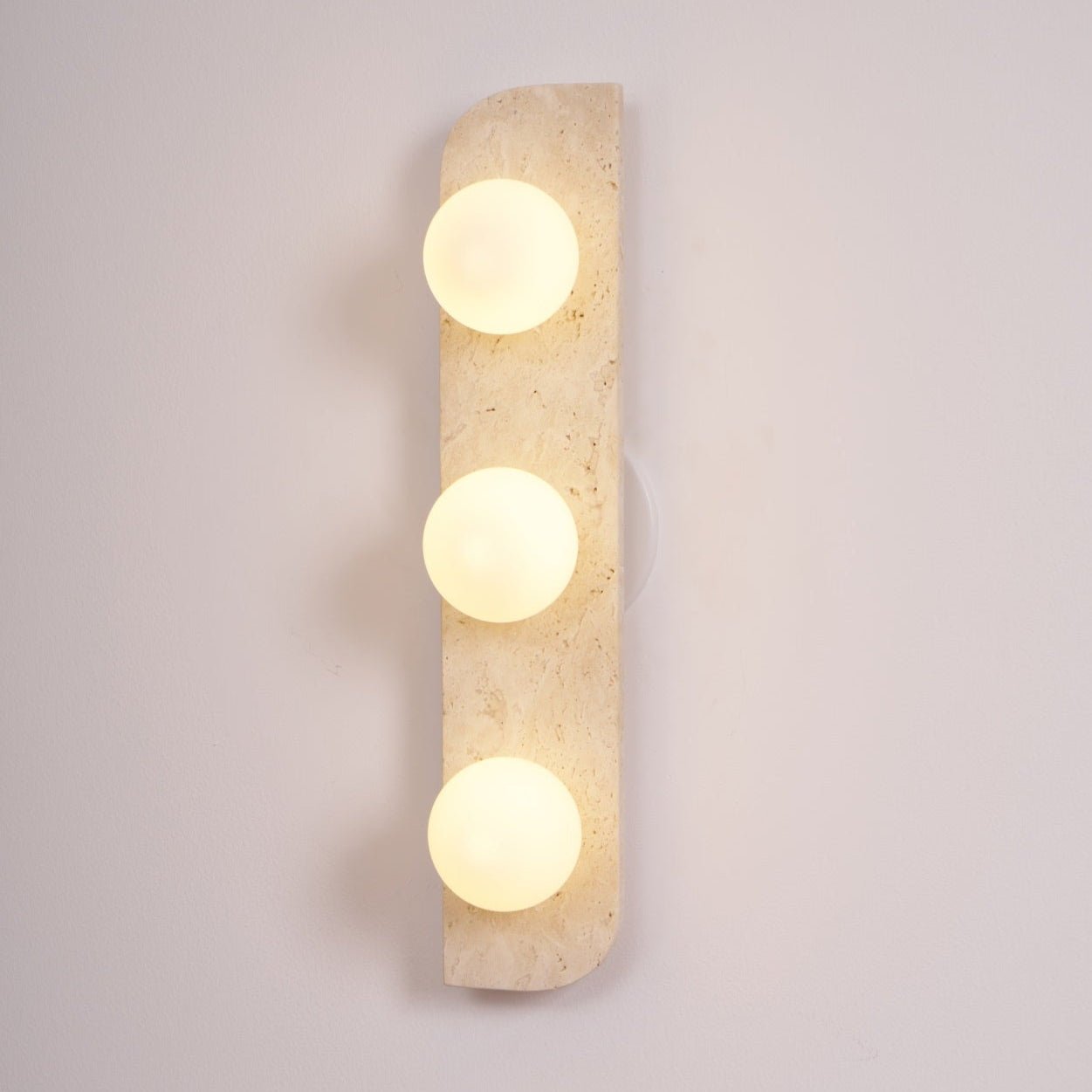 Alsilis Minimalist Travertine Wall Light - Neutralighting