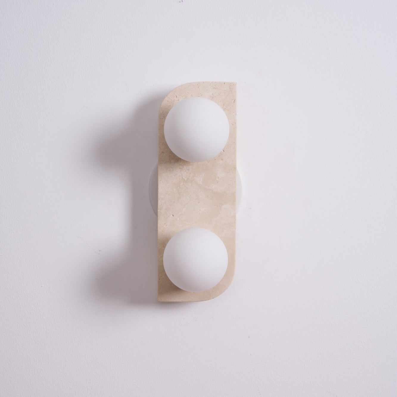 Alsilis Minimalist Travertine Wall Light - Neutralighting