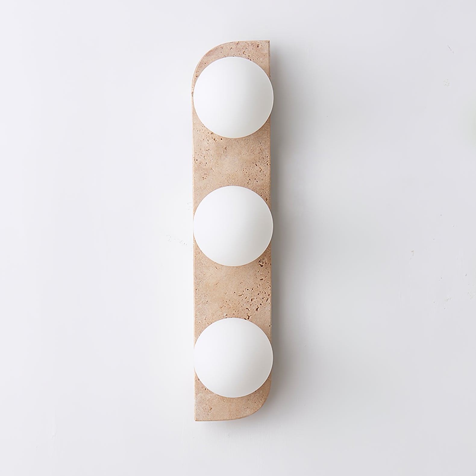 Alsilis Minimalist Travertine Wall Light - Neutralighting