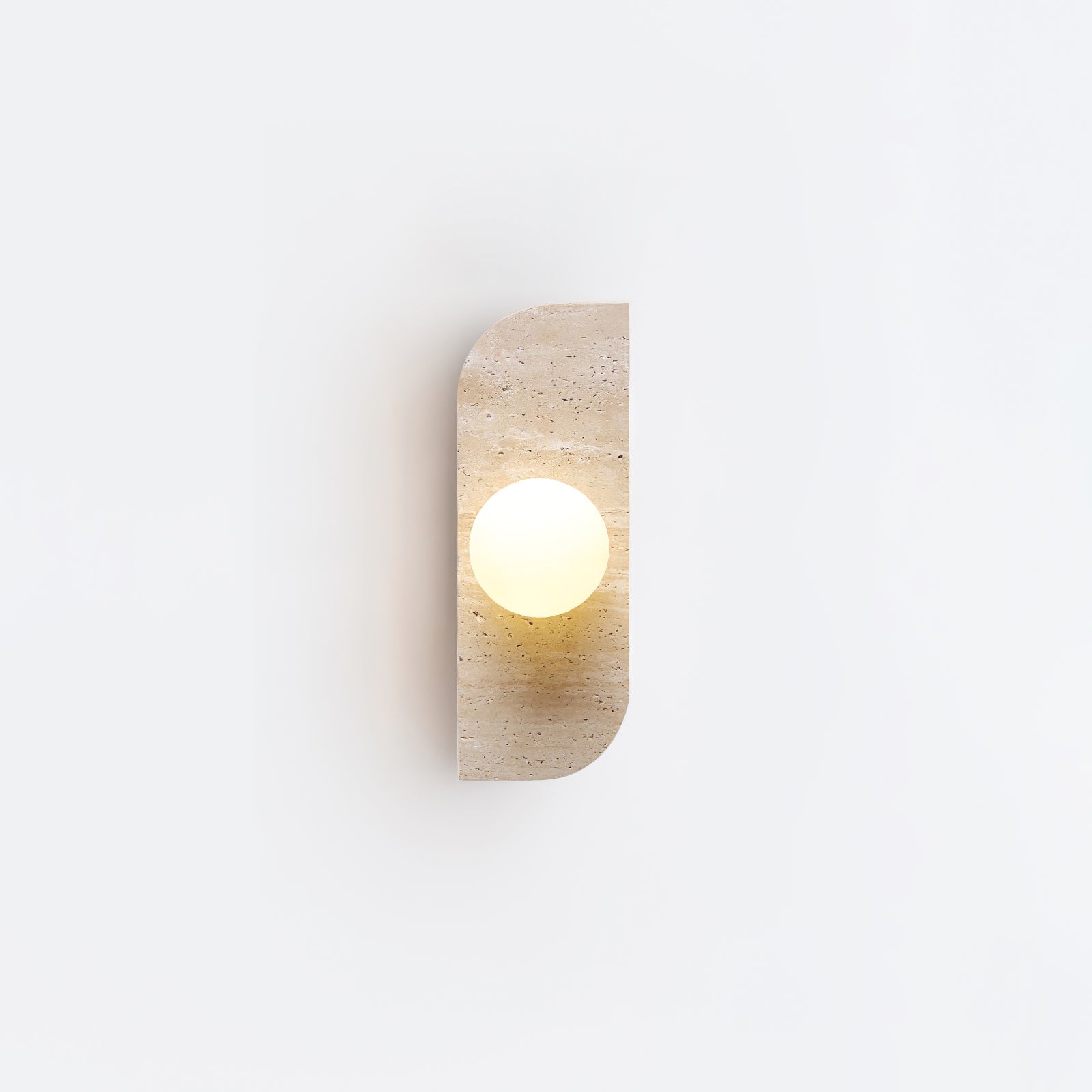 Alsilis Minimalist Travertine Wall Light - Neutralighting