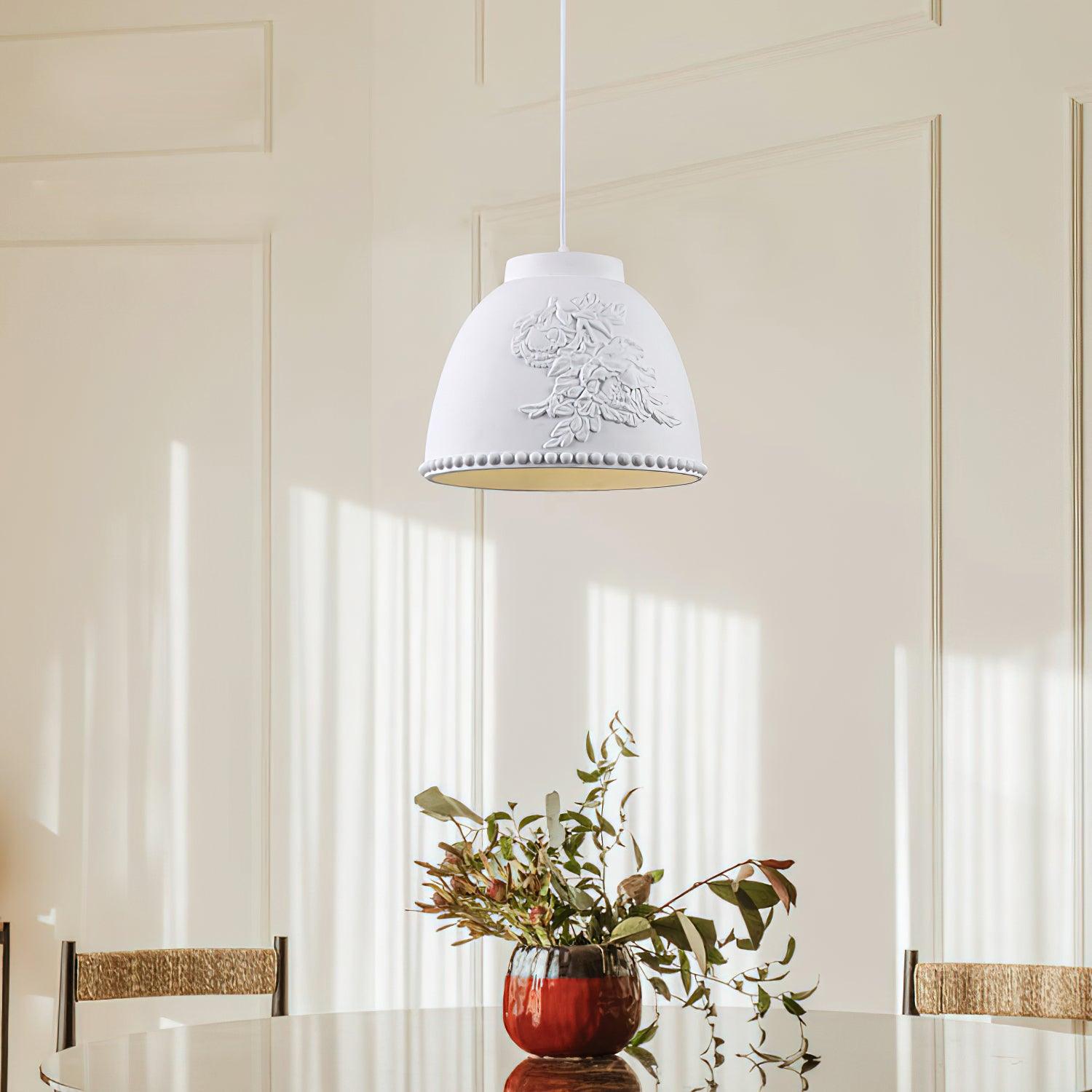 Embossed Flora Pendant Lamp - Blowlighting