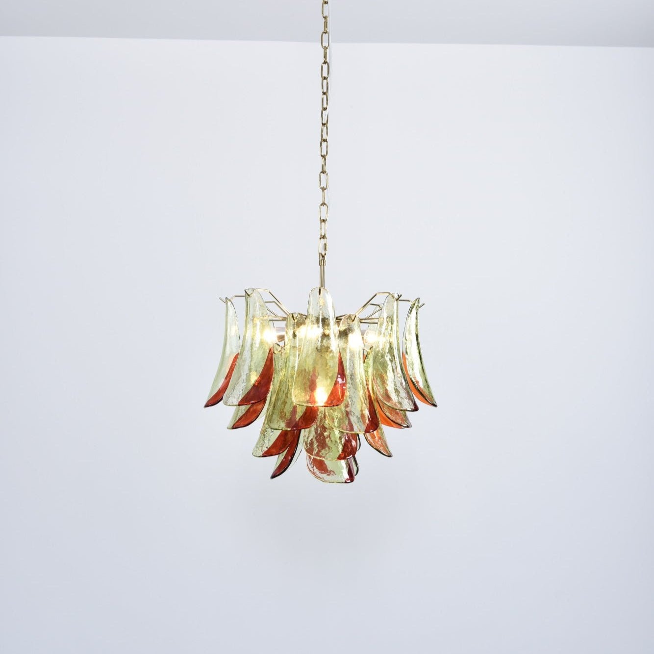 Aurora Chandelier Murano Glass Petal Elegant - Blowlighting