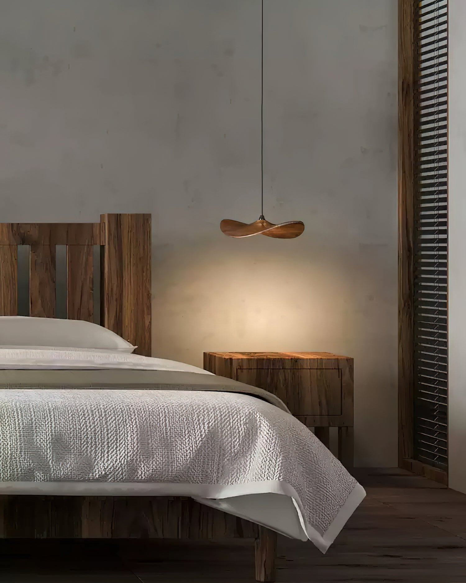 Abbott Modern Minimalist Empty Leaf Metal Wood Chandelier - Blowlighting