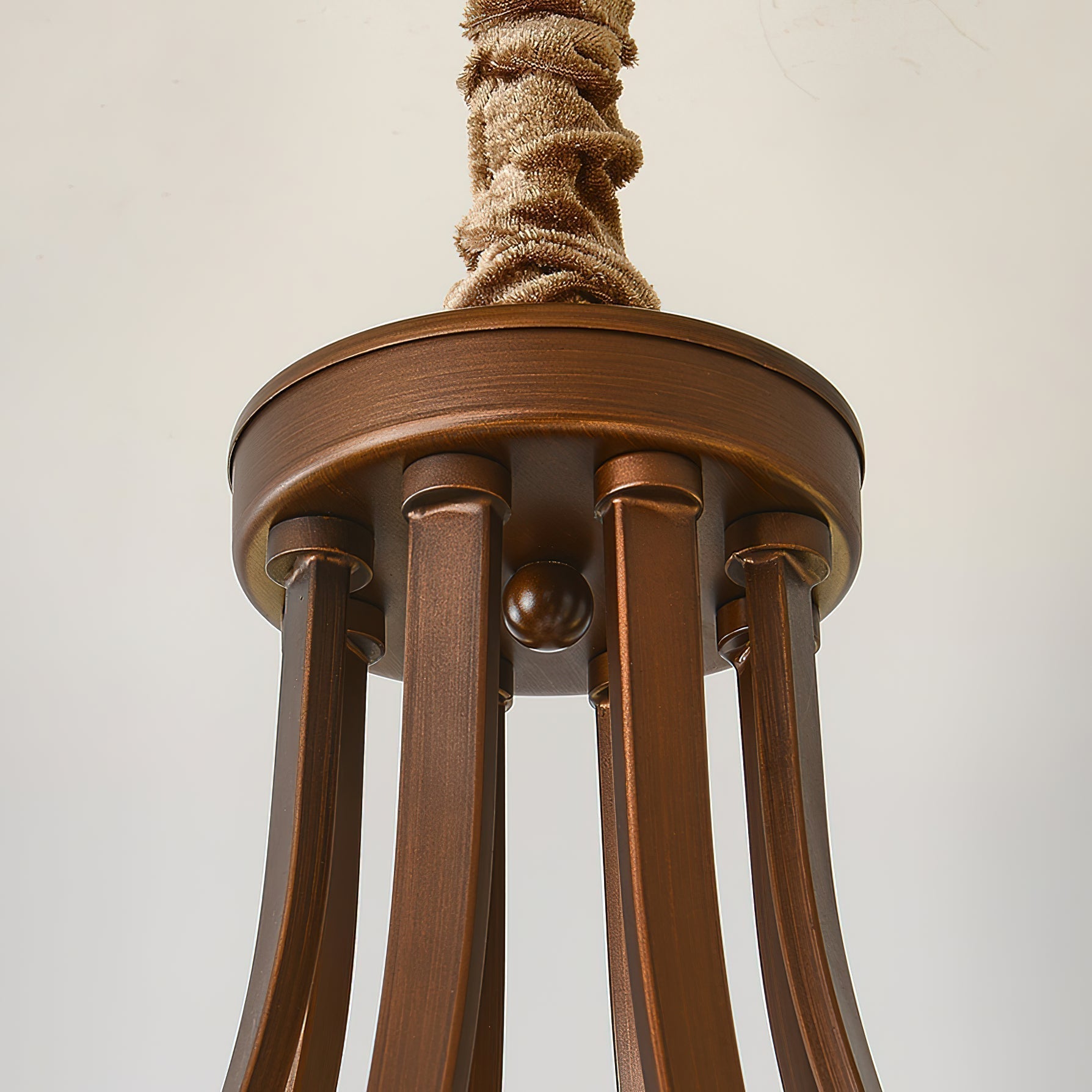 Ulrinara Postmodern Luxury Brass Glass Chandelier - Lamp Copper