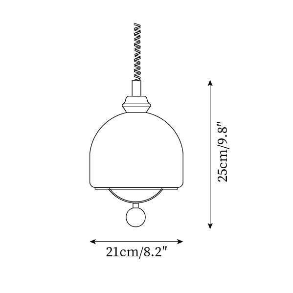 Ardelle Vintage Glass Pendant Light - Letslighting