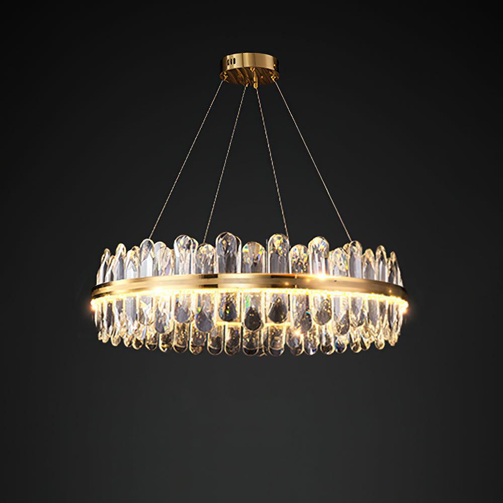 Lyvenisra Postmodern Luxury Crystal Metal Chandelier - Blowlighting