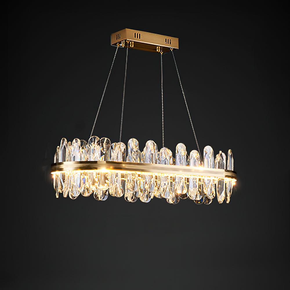 Lyvenisra Postmodern Luxury Crystal Metal Chandelier - Blowlighting