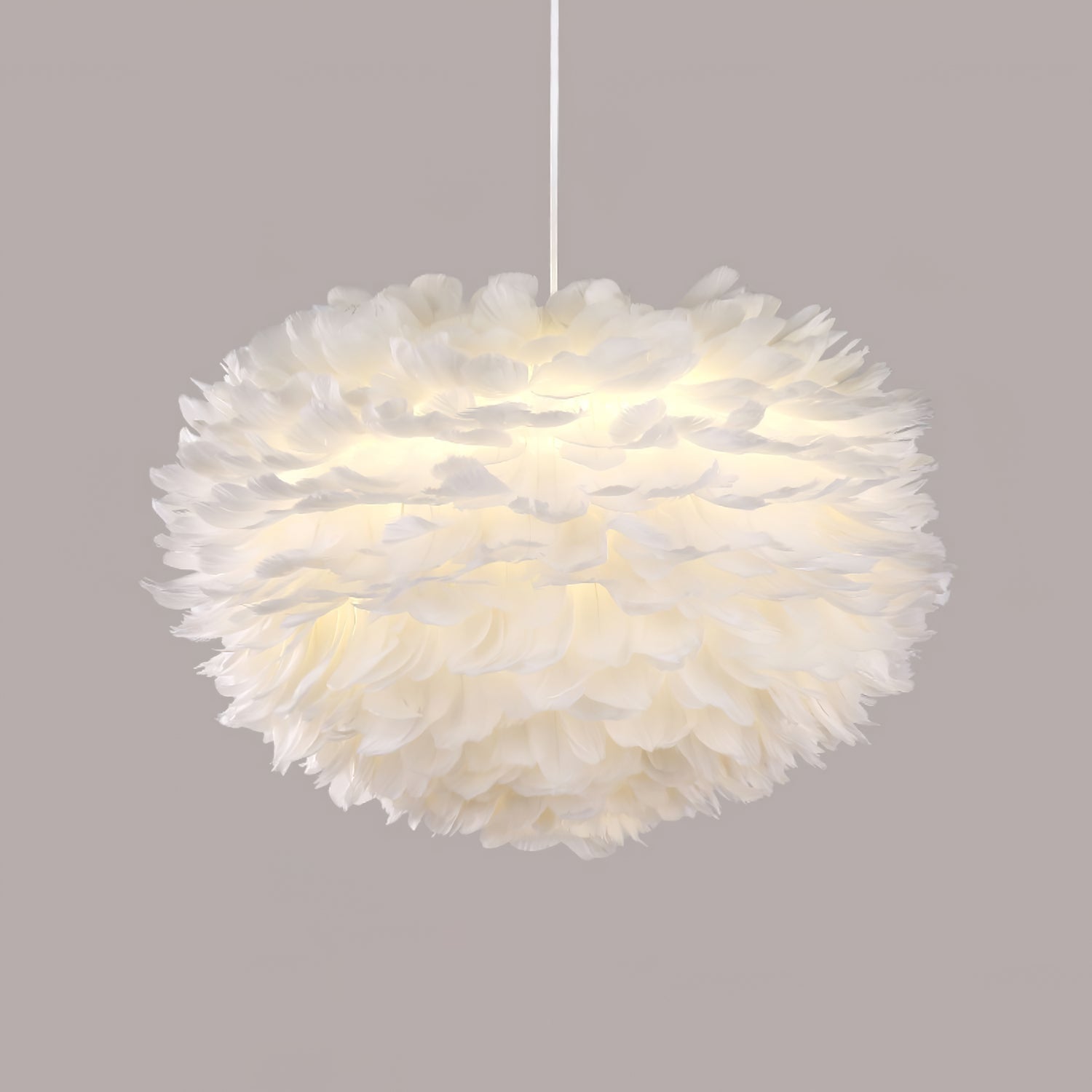 Goose Feathers Pendant Lamp - Blowlighting