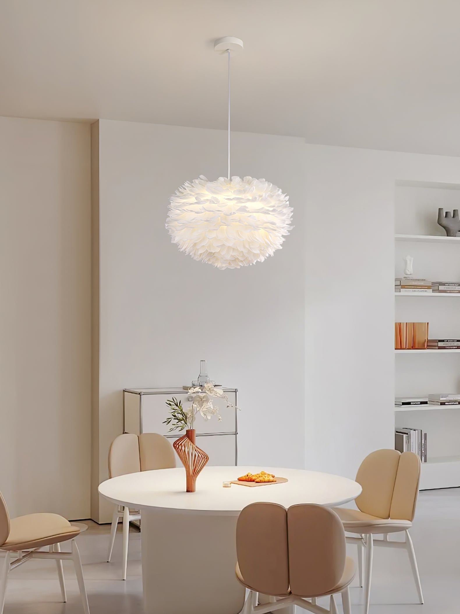 Goose Feathers Pendant Lamp - Blowlighting