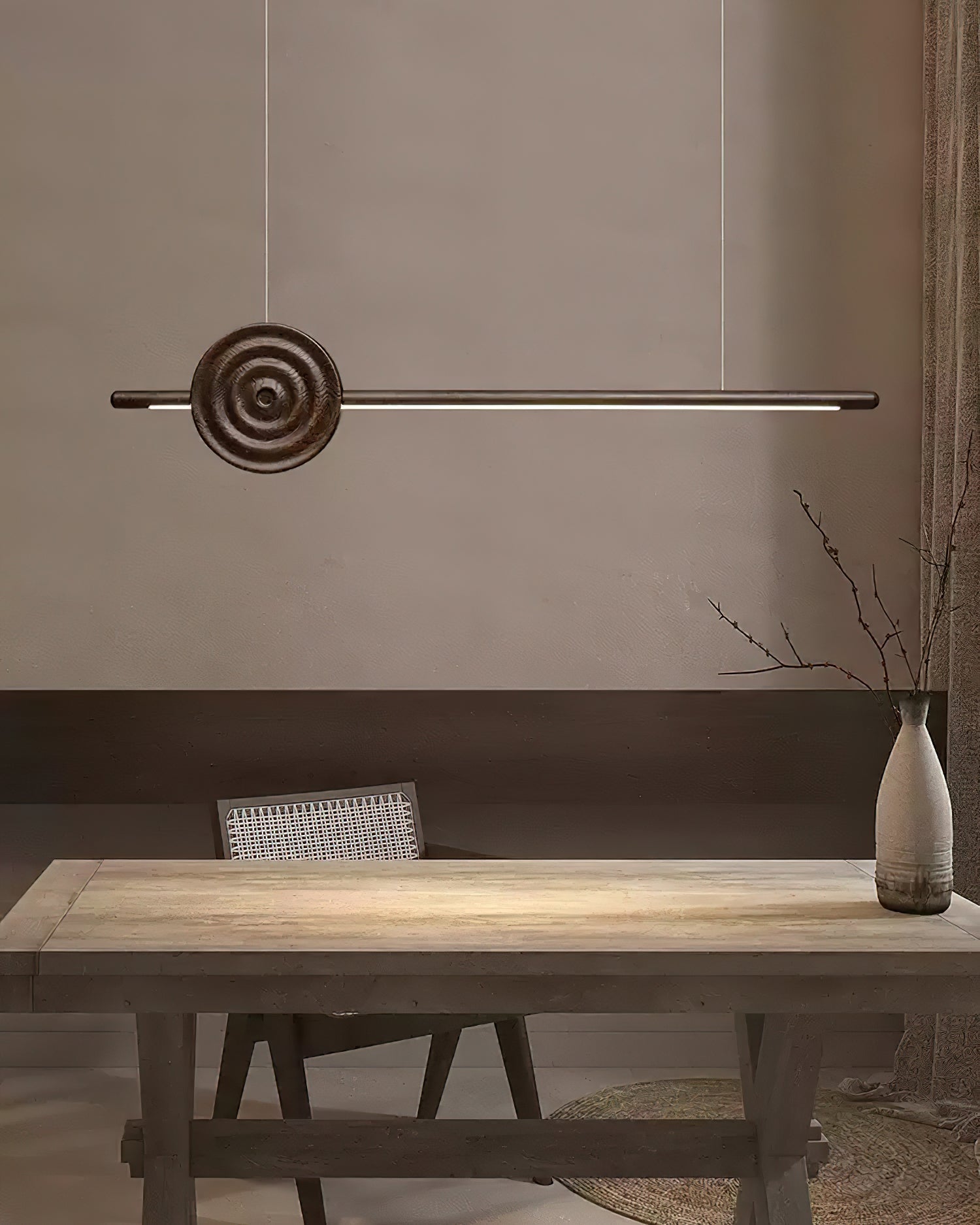 Aurora Chandelier Erhu Wood - Blowlighting