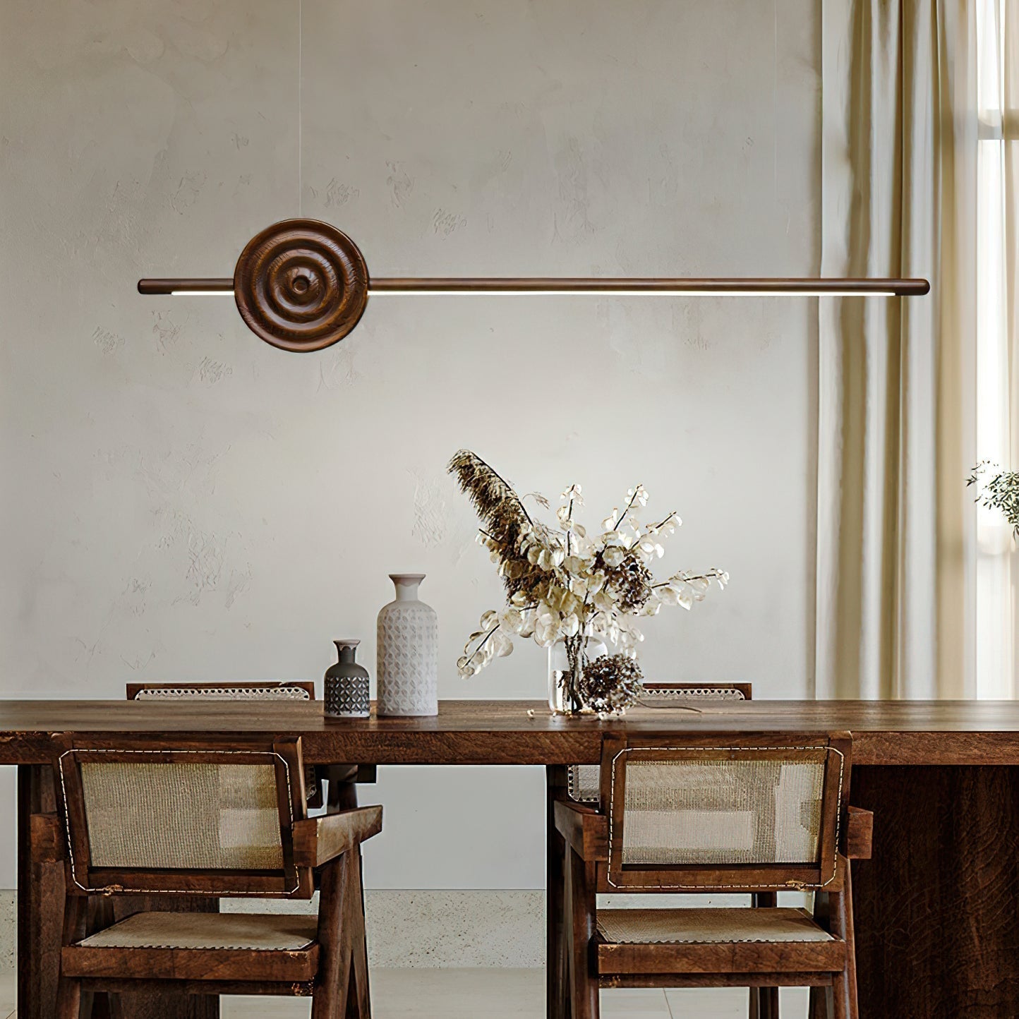 Aurora Chandelier Erhu Wood - Blowlighting