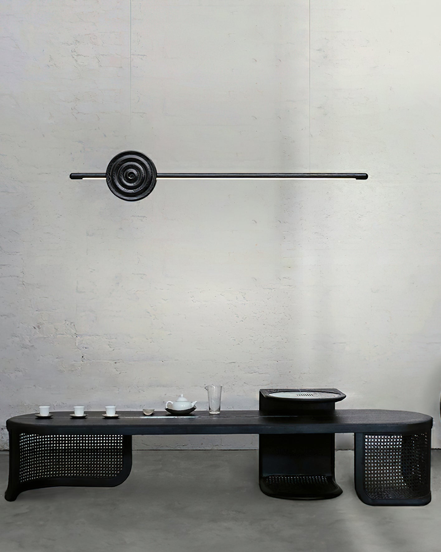 Aurora Chandelier Erhu Wood - Blowlighting