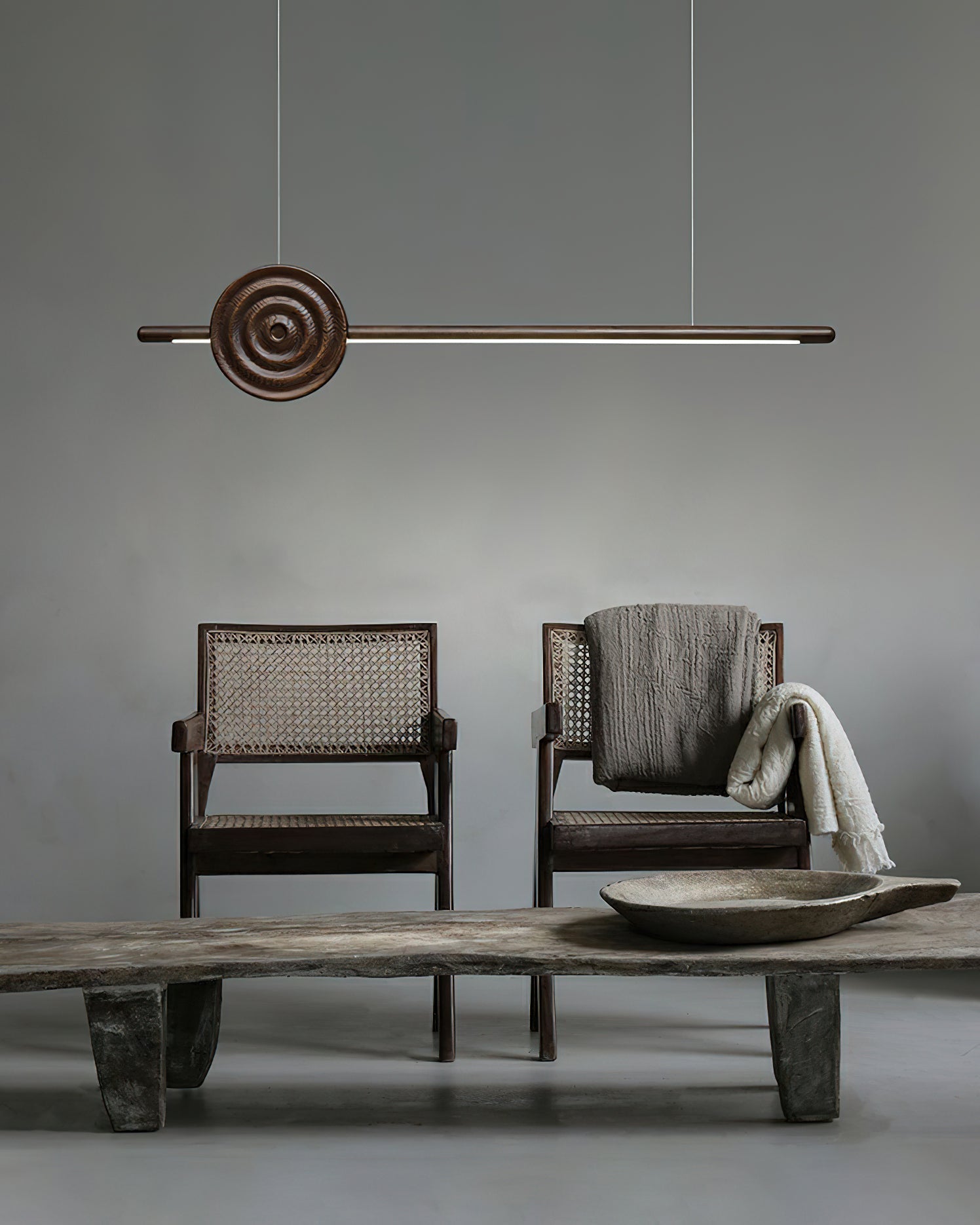 Aurora Chandelier Erhu Wood - Blowlighting