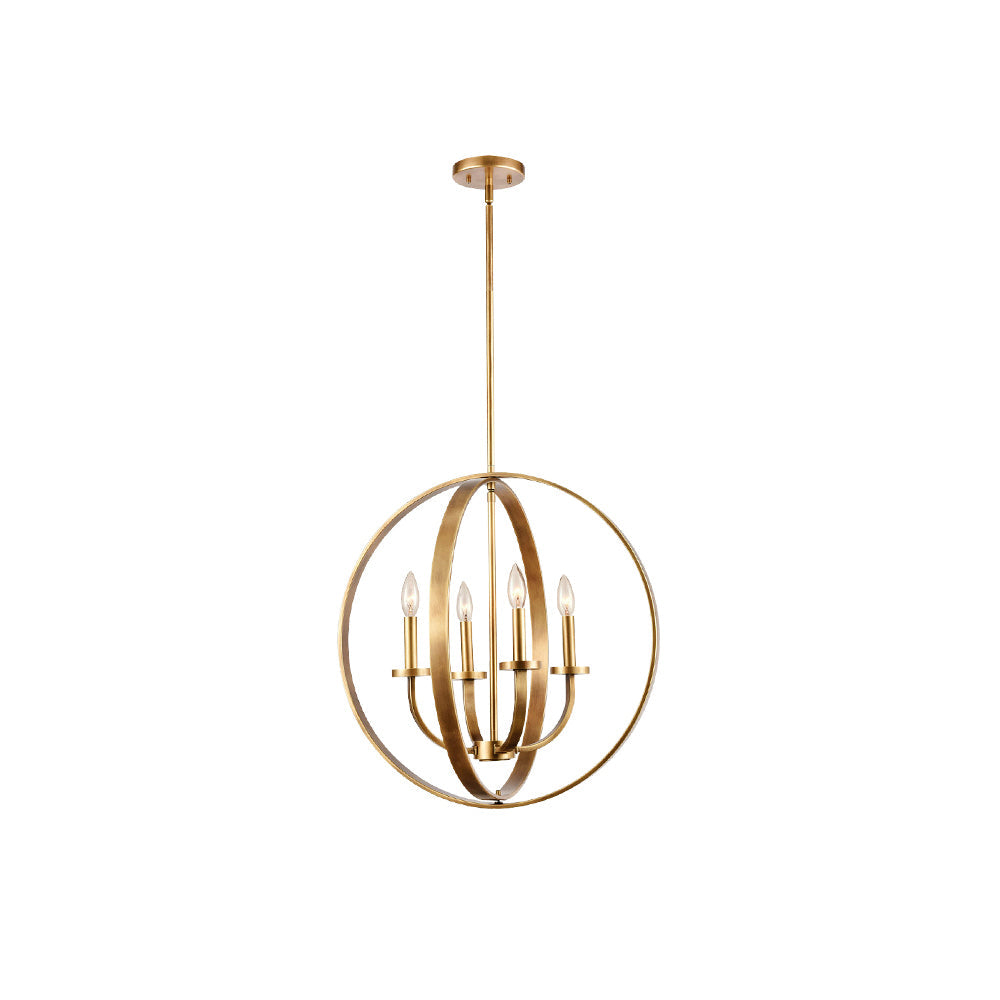 Icarila Vintage Industrial Brass Metal Pendant Light - Lamp Copper