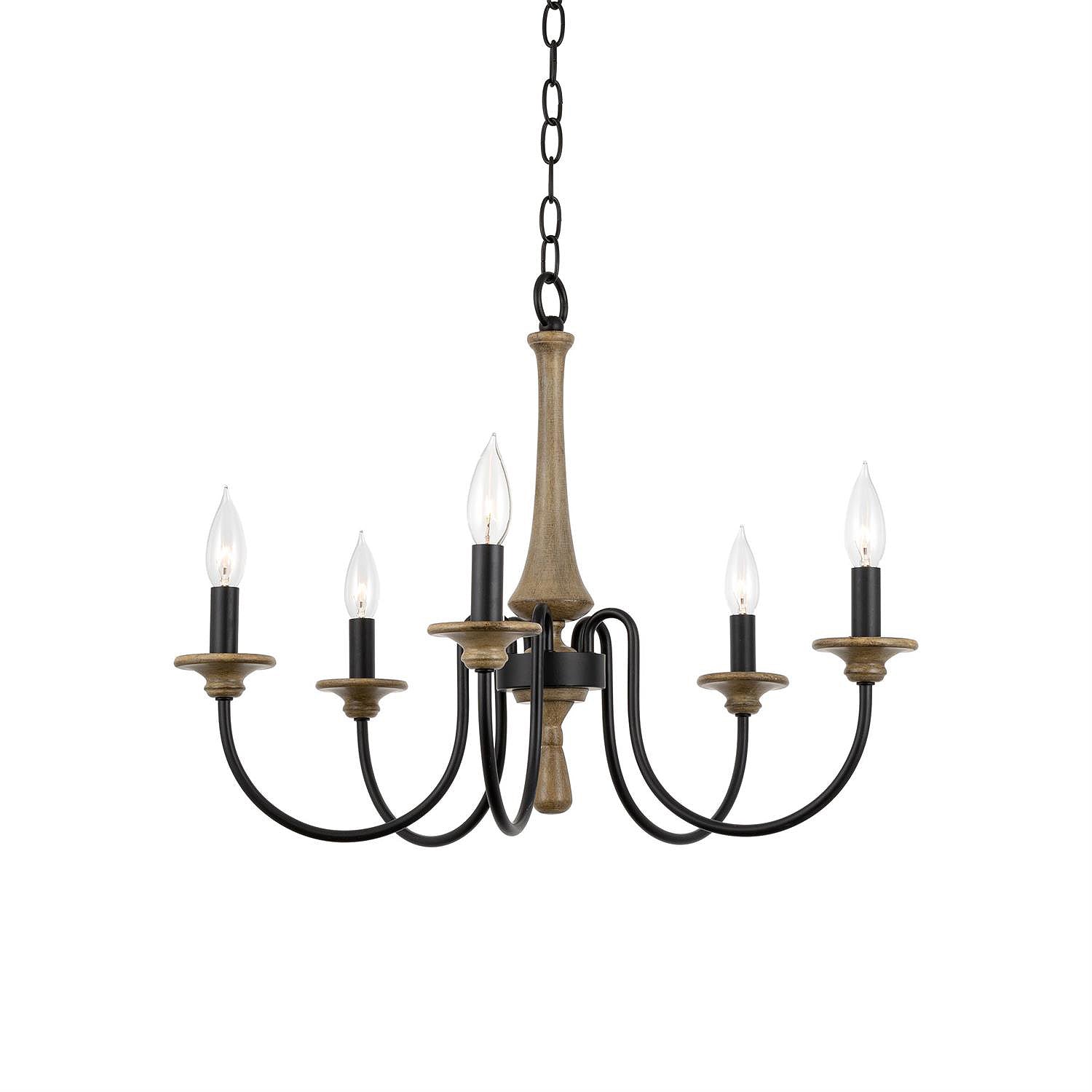 Alzorila Vintage Industrial Hand-carved Metal Chandelier - Lamp Copper