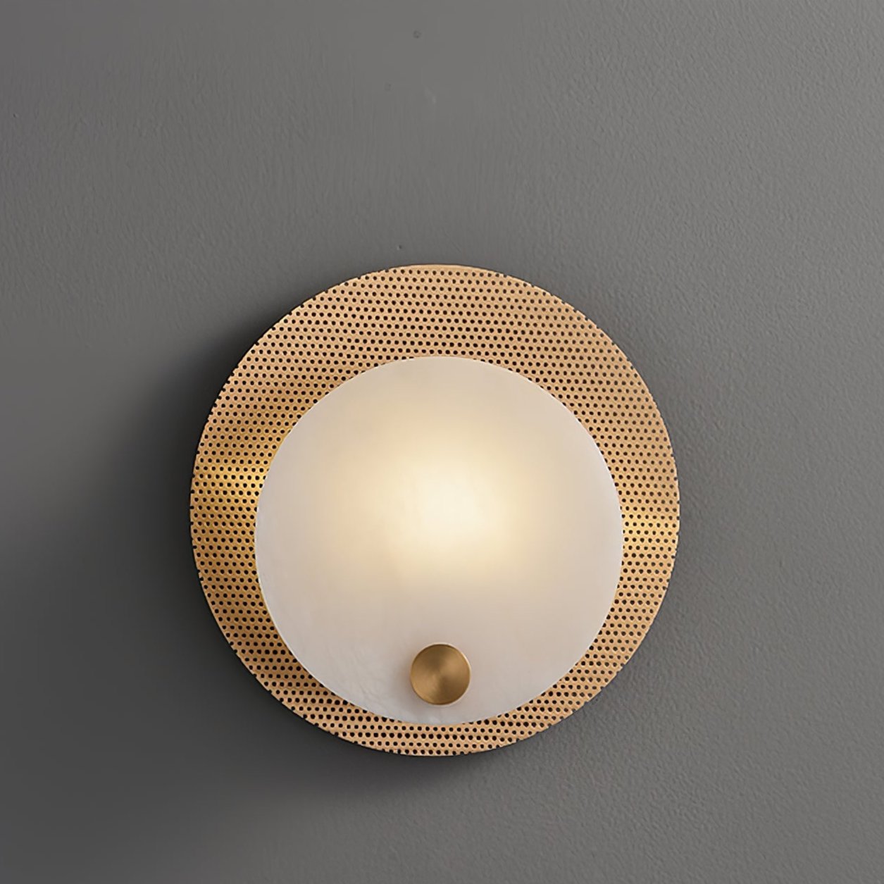 Ilzore Circular Glass Ceiling Light - Neutralighting