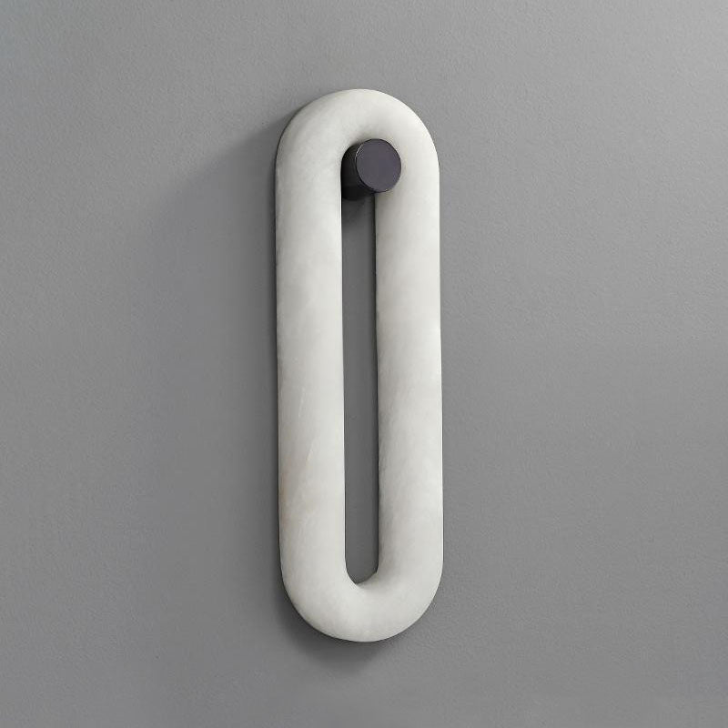 Mydorel Modern Minimalist Brass Alabaster Wall Lamp - Lamp Copper