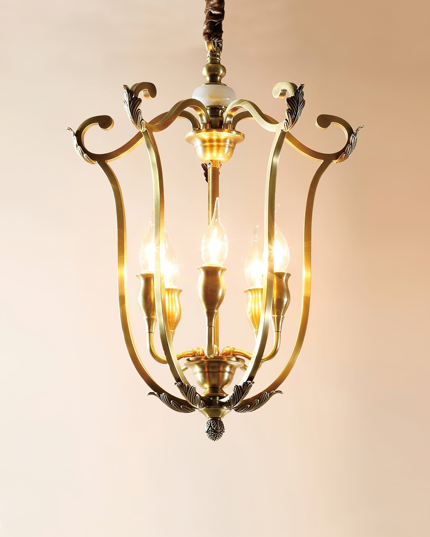 Farmhouse Lantern Chandelier - Blowlighting