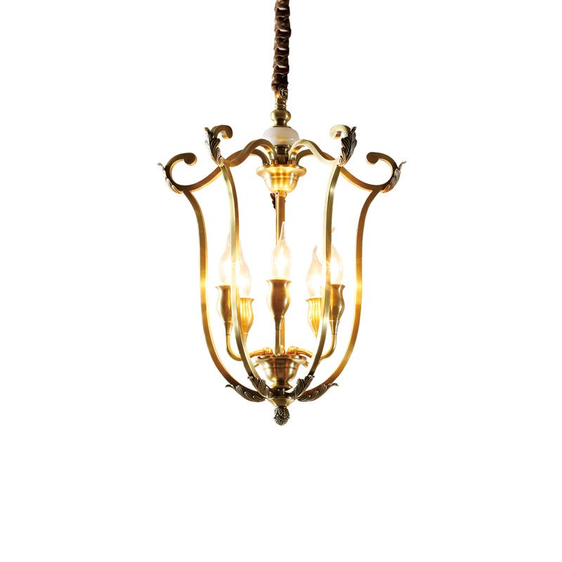 Farmhouse Lantern Chandelier - Blowlighting