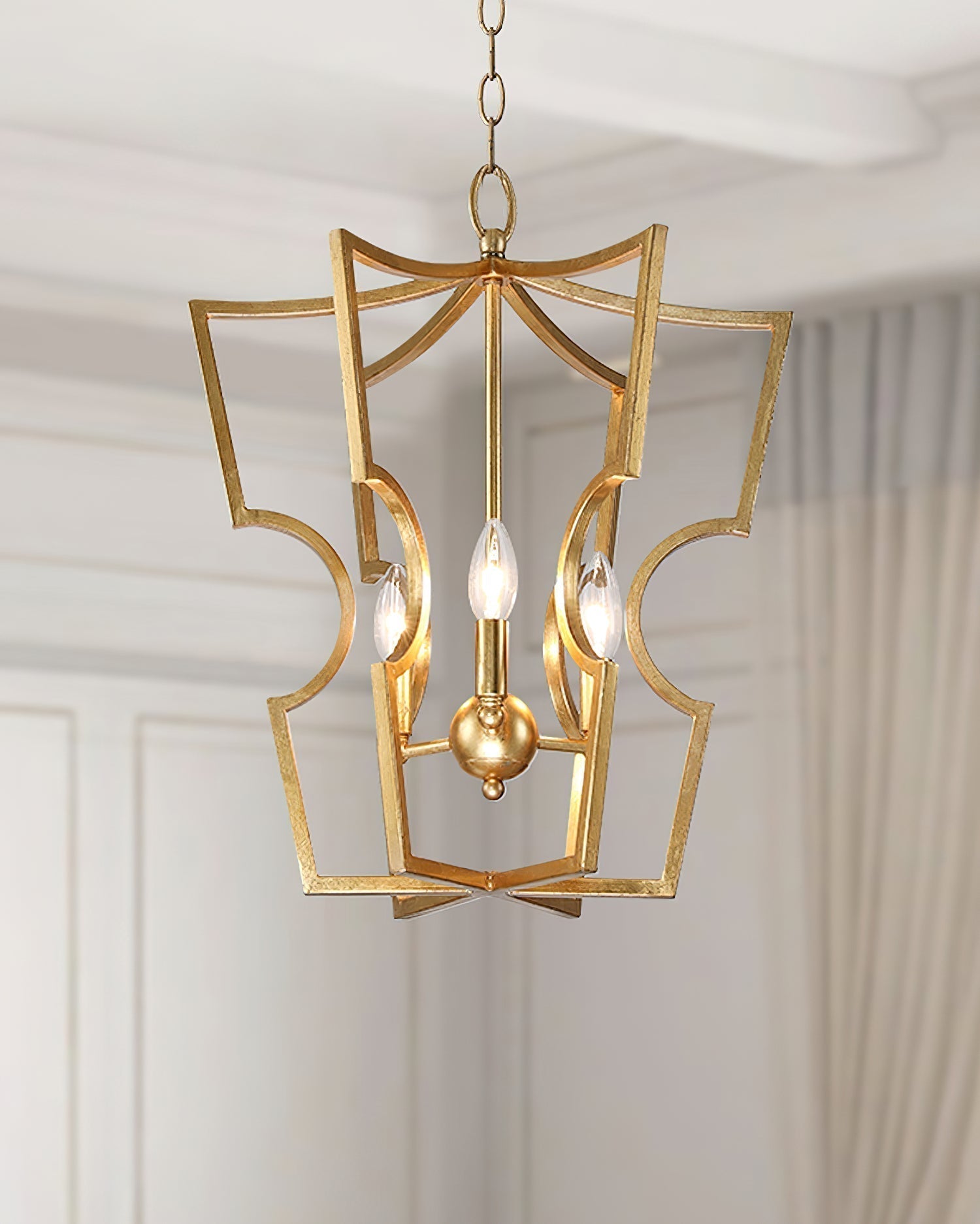 Farmhouse Lantern Chandelier - Blowlighting