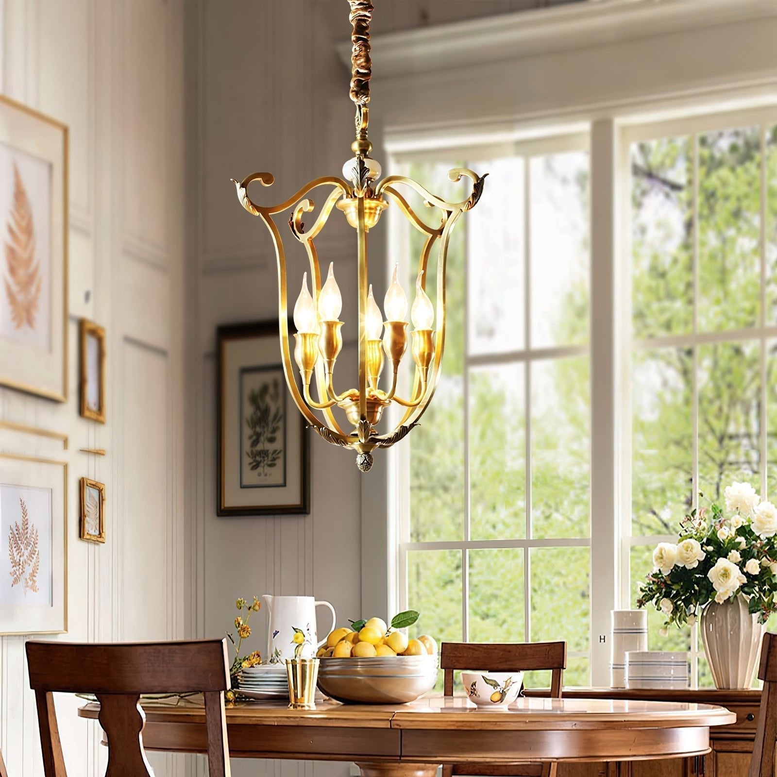 Farmhouse Lantern Chandelier - Blowlighting