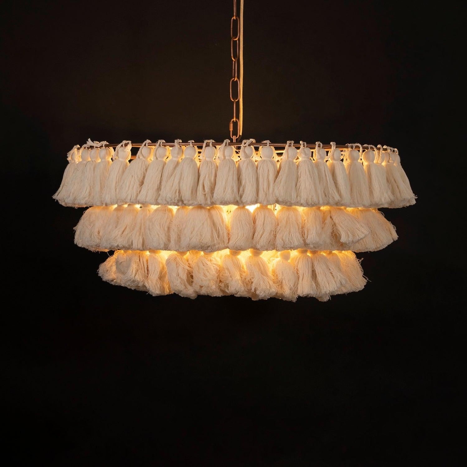 Lustra Lux Lampadario Rosa Bohemian Chic
