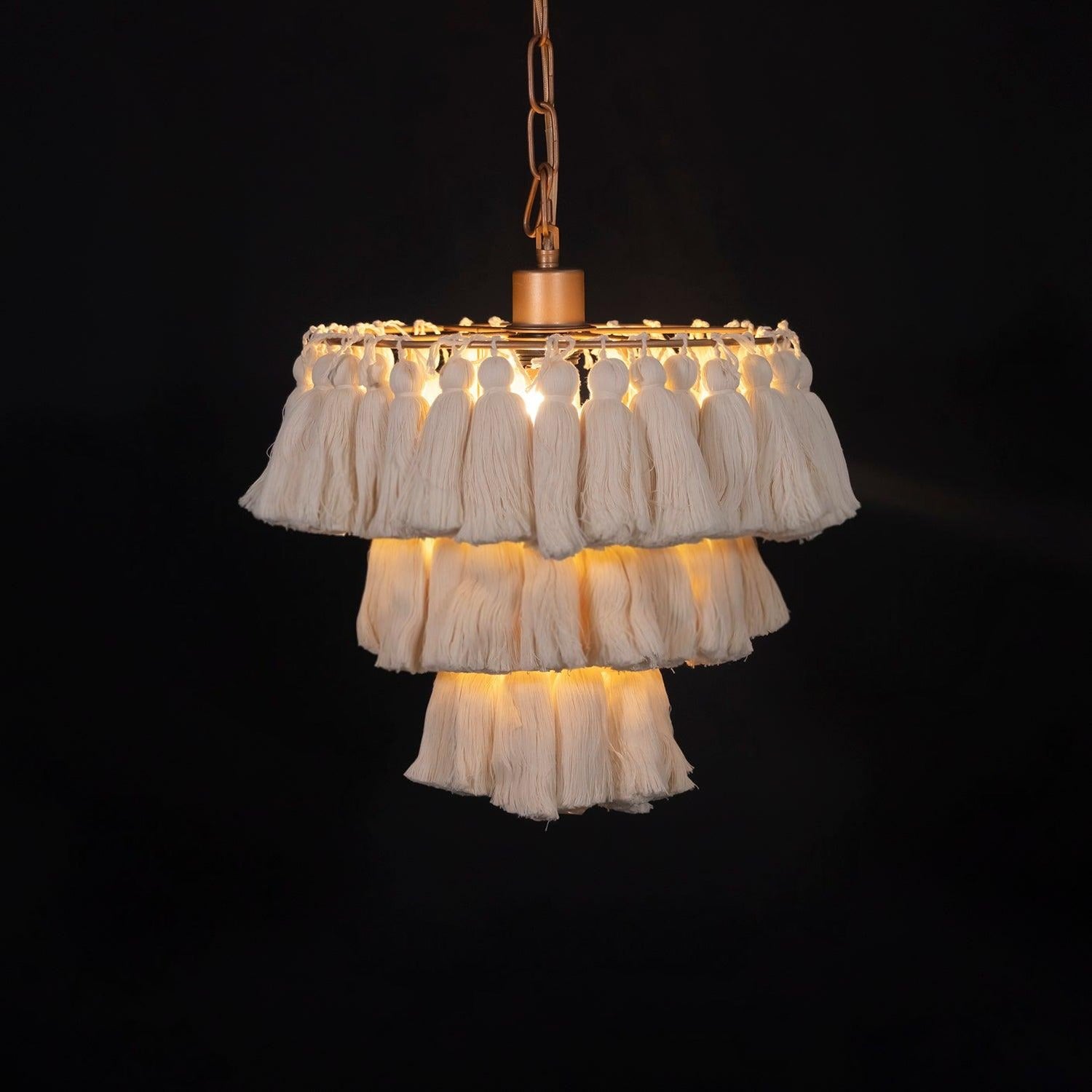 Lustra Lux Lampadario Rosa Bohemian Chic