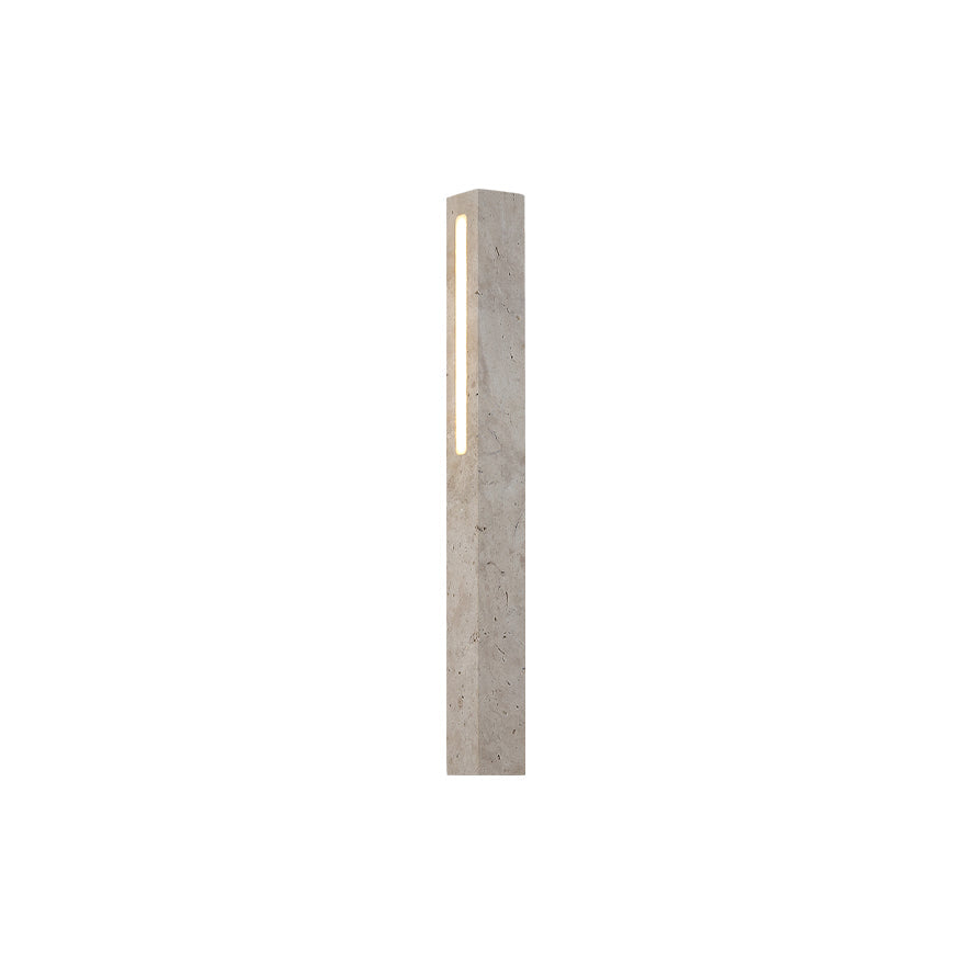 Eurdora Modern Minimalist Travertine Wall Lamp - Lamp Copper