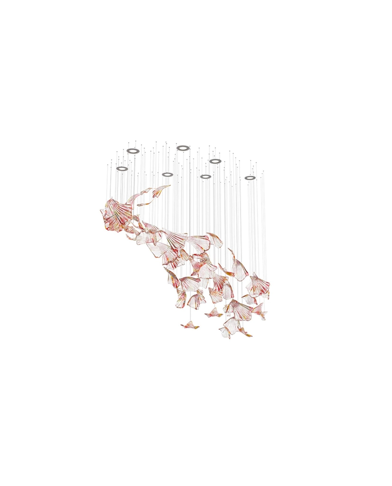 Elmiros Petal Glass Chandelier - Blowlighting