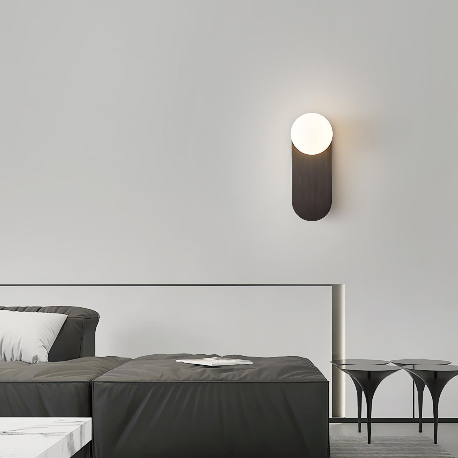 Flat Base Globe Sconce - Blowlighting