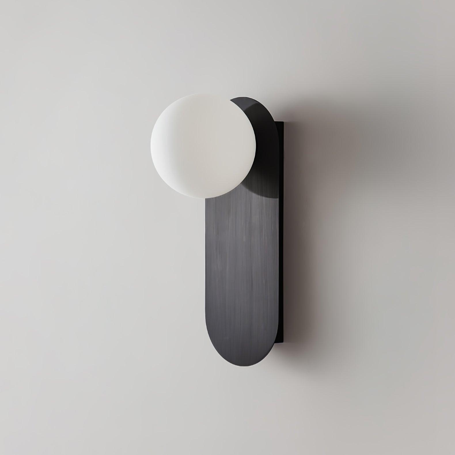 Flat Base Globe Sconce - Blowlighting