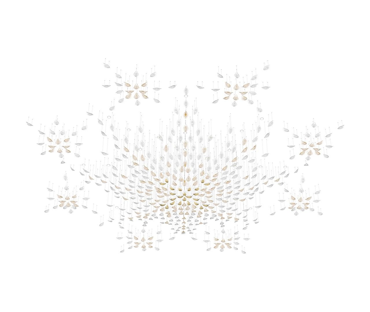 Avynen Crystal Petal Chandelier - Blowlighting