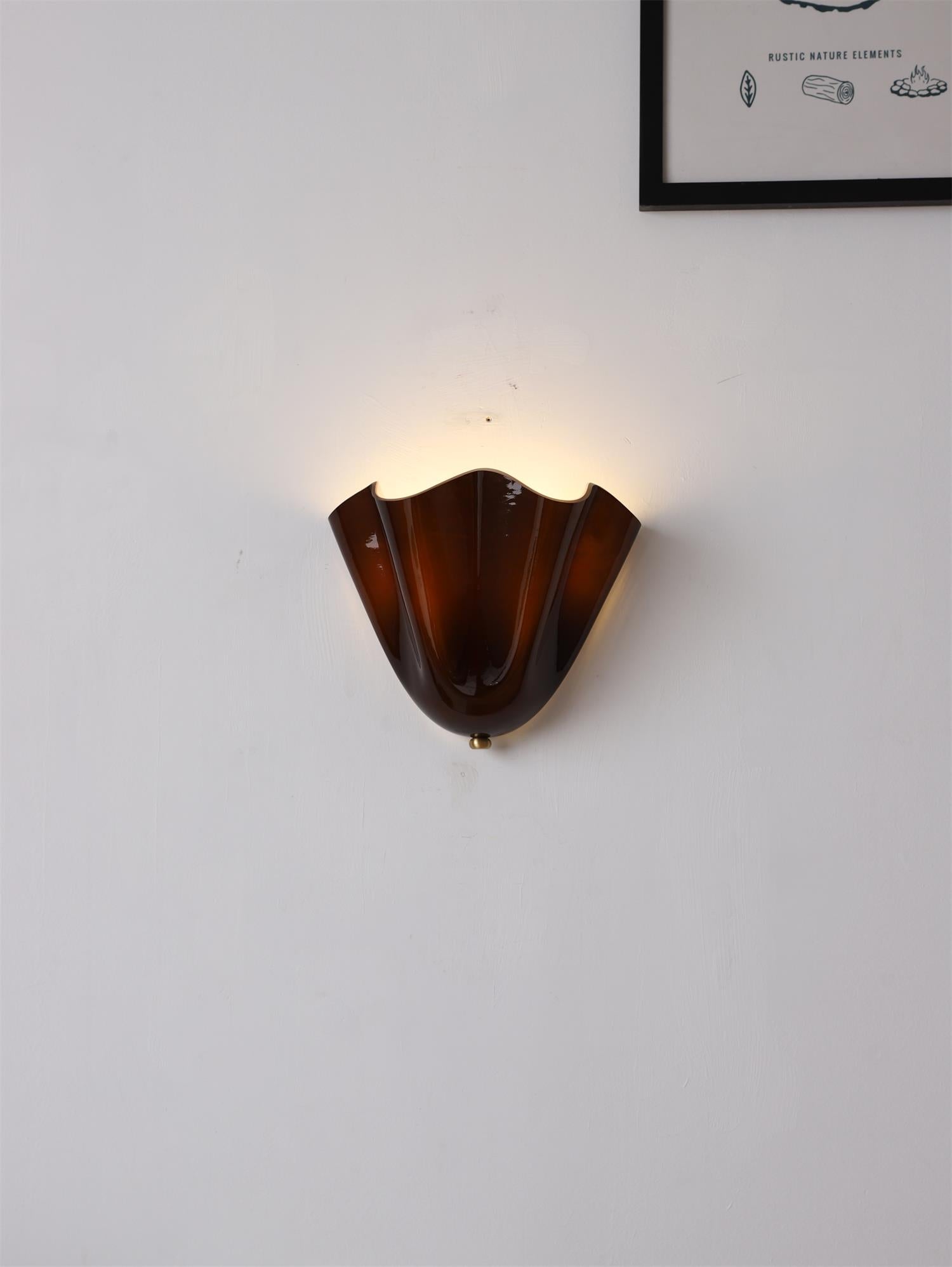 Ulcarisra Individual Creativity Glass Metal Wall Lamp - Lamp Copper