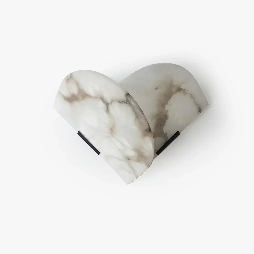 Cevelaris Heart Alabaster Wall Light - Neutralighting