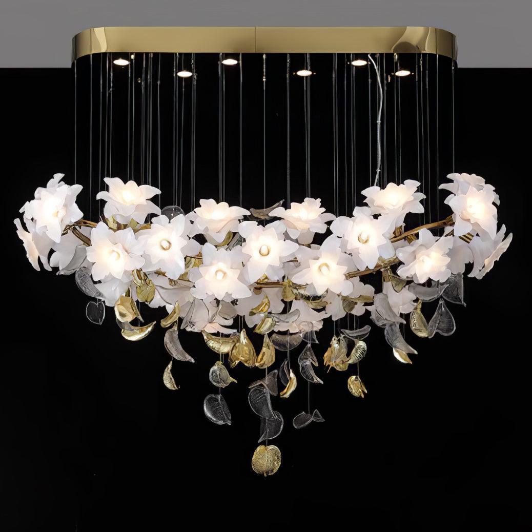 Flying Flowers Fluttering Chandelier - Blowlighting