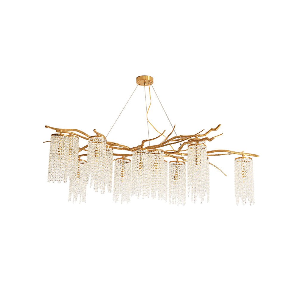 Avvariel Organic Brass Chandelier - Blowlighting