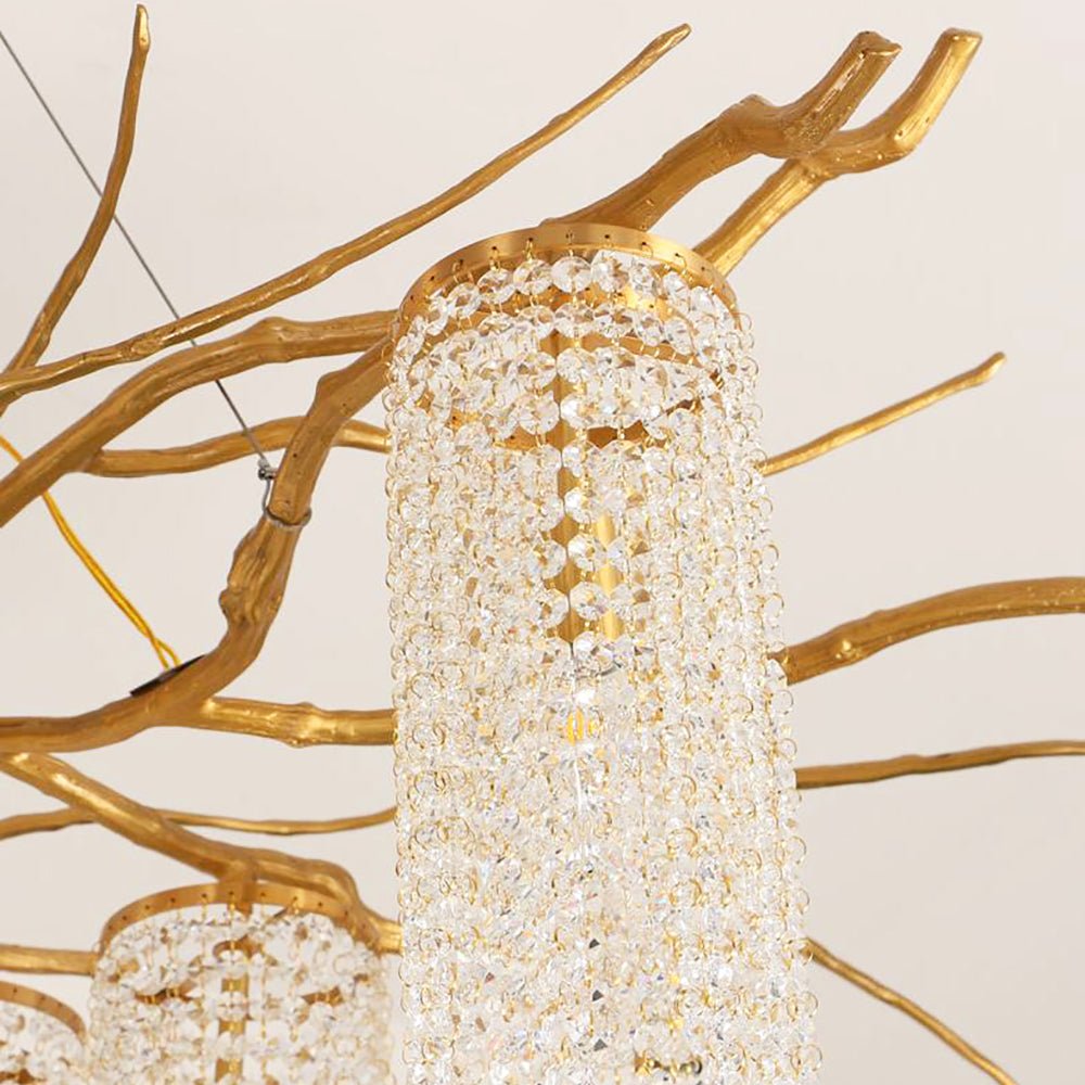 Avvariel Organic Brass Chandelier - Blowlighting